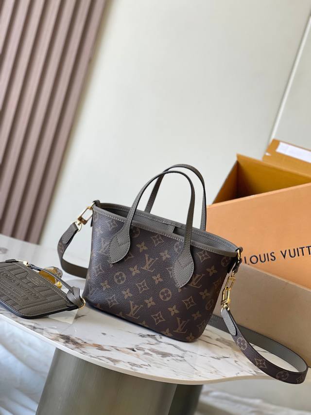 Super Mb chip version original leather Neverfull Bandouliere Inside Out Bb handb