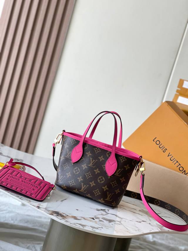 Super Mb chip version original leather Neverfull Bandouliere Inside Out Bb handb