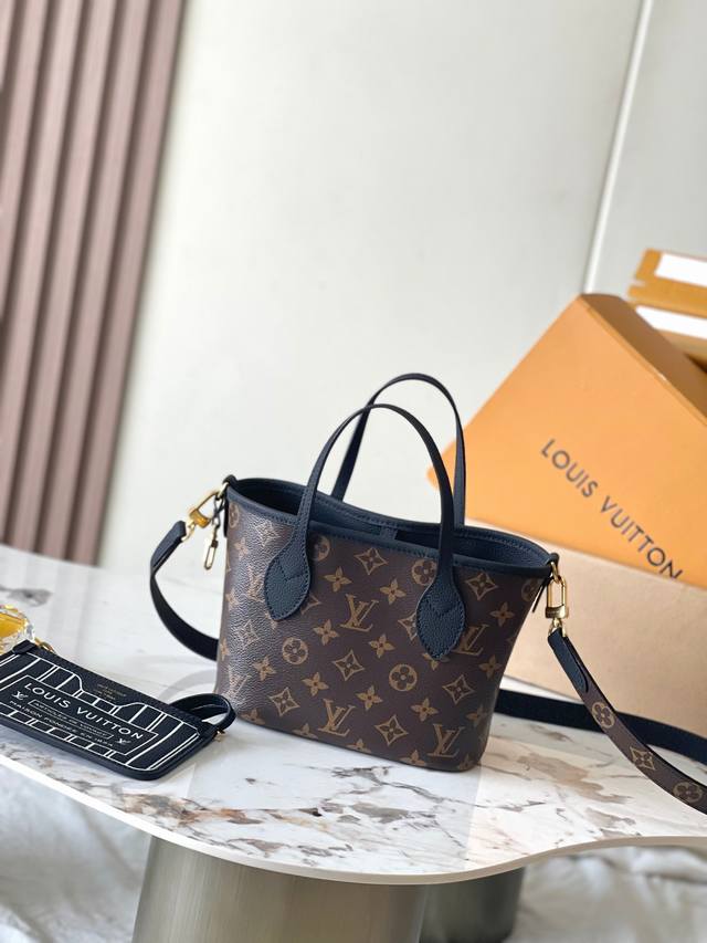 Super Mb chip version original leather Neverfull Bandouliere Inside Out Bb handb