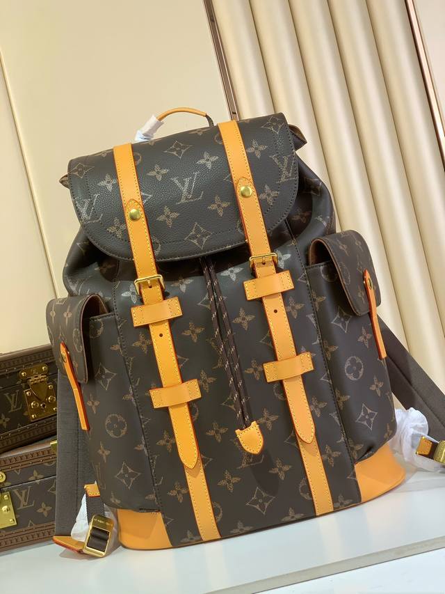 Top Original Christopher Medium Backpack M14038 Full Leather The Christopher Med