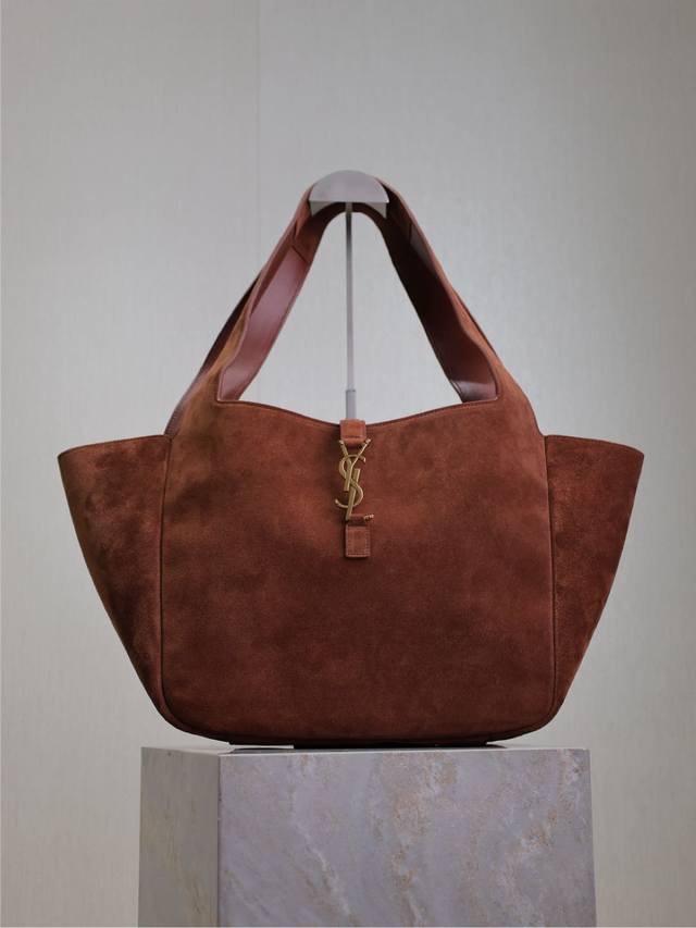 Brown suede model Original leather Bea_New shopping bag Hobo bag Many girls wan