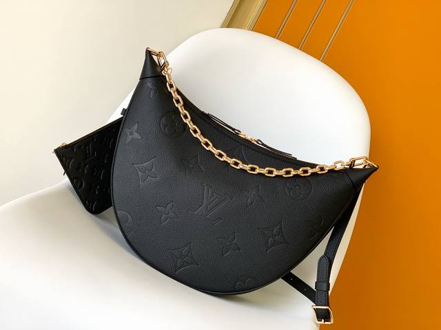 M46725BlackM46739Off-whiteM46738ApricotTop original Loop Hobo handbag uses soft