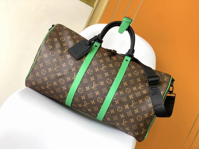 Top original M46259 green M46257 purple travel bag This Keepall travel bag is m