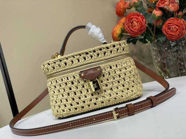Top original replica exclusive real shot Vanity Chain Pouch handbag M14303 Brow