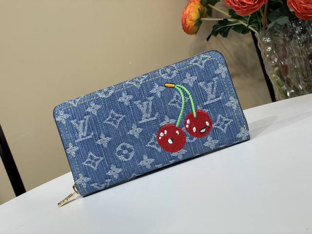 Top original replica exclusive real shot Zippy Wallet Zipper Long Clip M23161 Bl