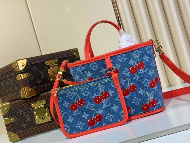 Top original replica exclusive real shot Lv x Tm Neverfull Inside Out Bb handbag
