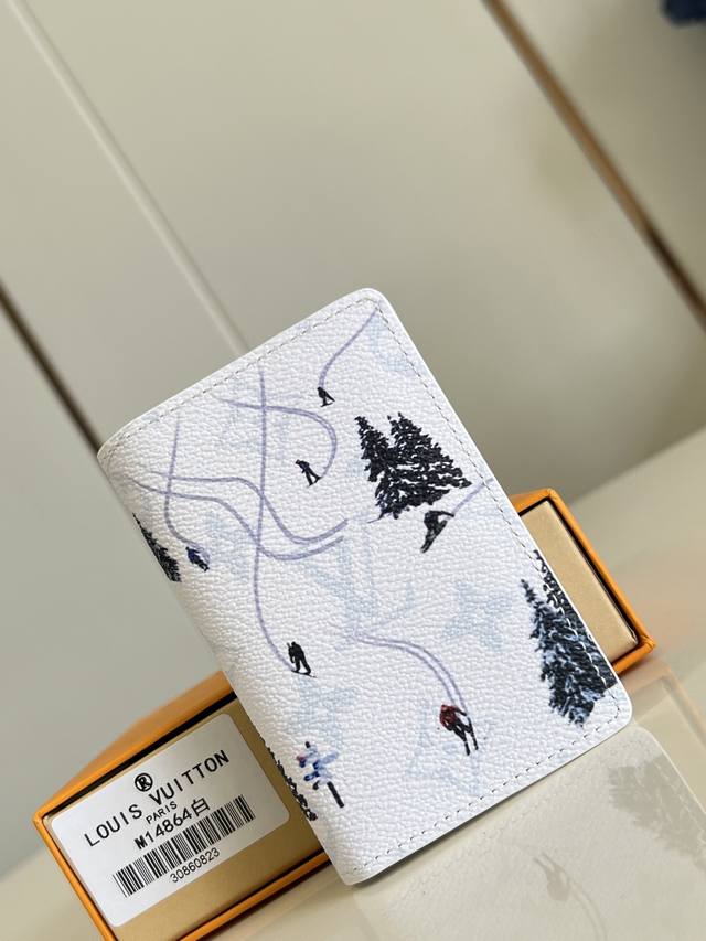 Factory Price P Top Original M14864 White This pocket wallet is made of Colored