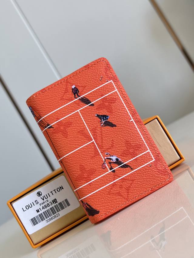 Factory Price P Top Original M14883 Orange This pocket wallet is made of Colore