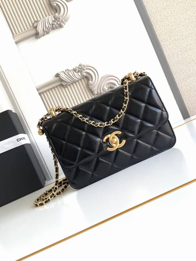Chane124C Double small gold ball As2649 Double gold ball drawstring Mini model i