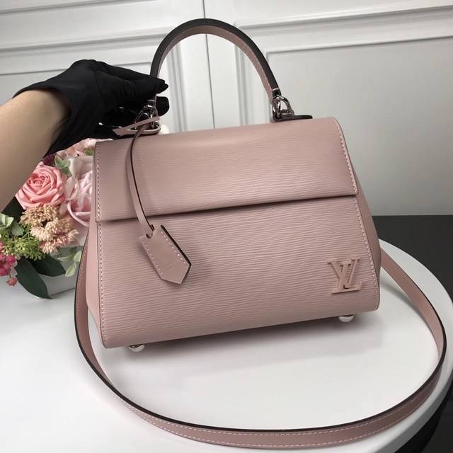 M41305 Pink Top Original Cluny Bb Handbag Epi inspired Nicolas Ghesquiere's crea