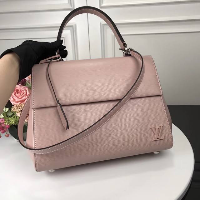 M41299 Pink Top Original Cluny Medium Handbag Epi inspired Nicolas Ghesquiere's