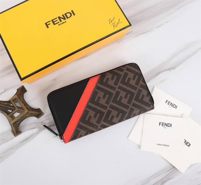 Brand: Fendi Style: PVC red single pull Item number: 868568 Color: Brown Size: 1