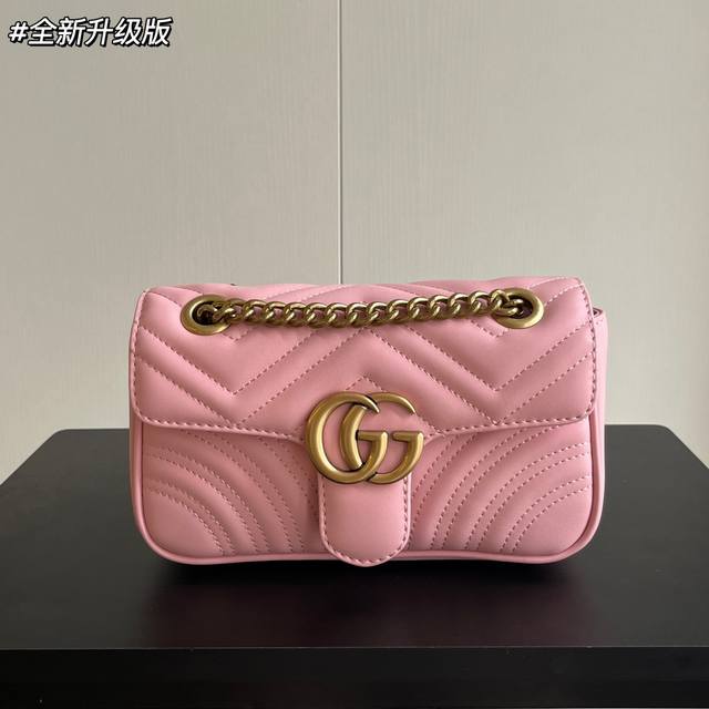 New upgraded version real shot# Model number: 446744 Size: 22-6-13Cm Gg Marmont