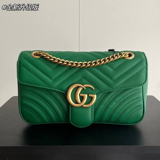 New upgraded version real shot# Style number: 443497 Size: 26-7-15Cm Gg Marmont
