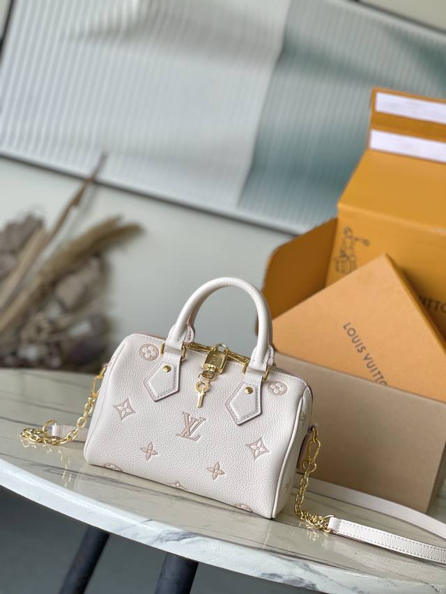 Top layer leather, top quality original M14291 This Speedy Bandouliere 20 handba