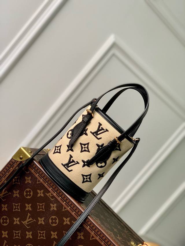 Chip version top original M82418 black braided Mini handbag series new season N