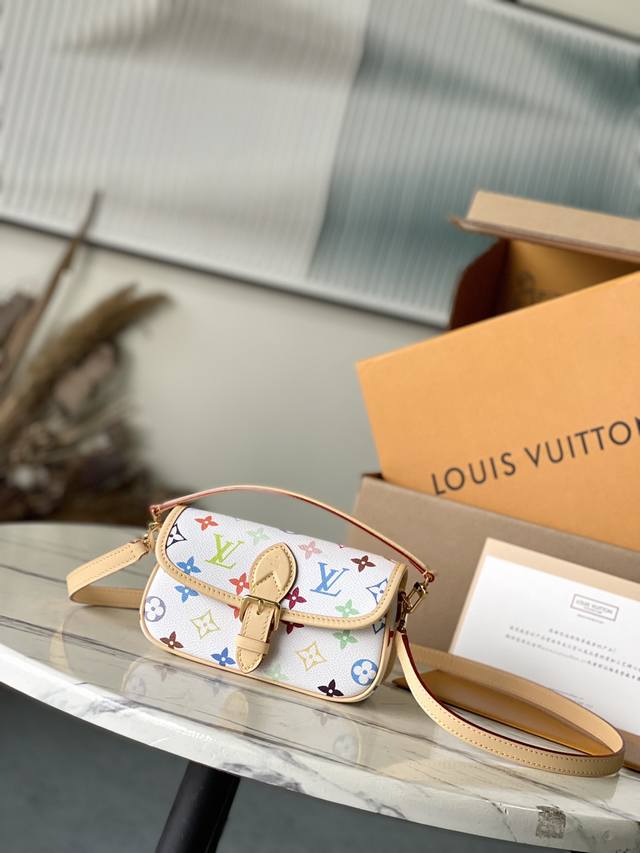 Top Original M14194 This Nano Diane handbag is from the Louis Vuitton x Takashi