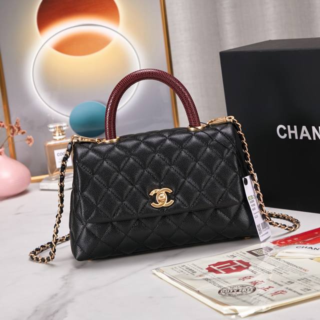 Exclusive real shot of imported goods, [Gilded Buckle Caviar] Chanel exclusive