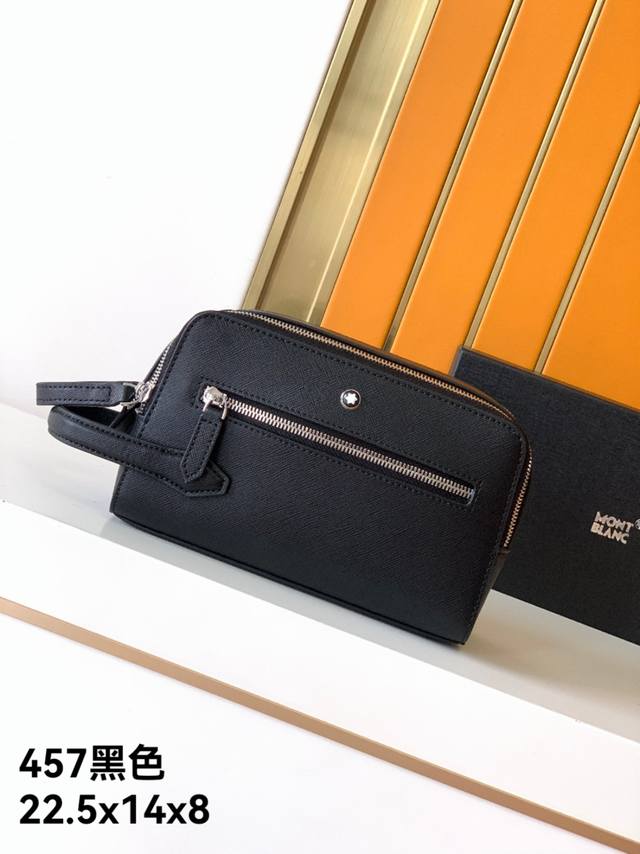 Clutch model: New 457# Black Top-grade original goods Same as Montblanc counter