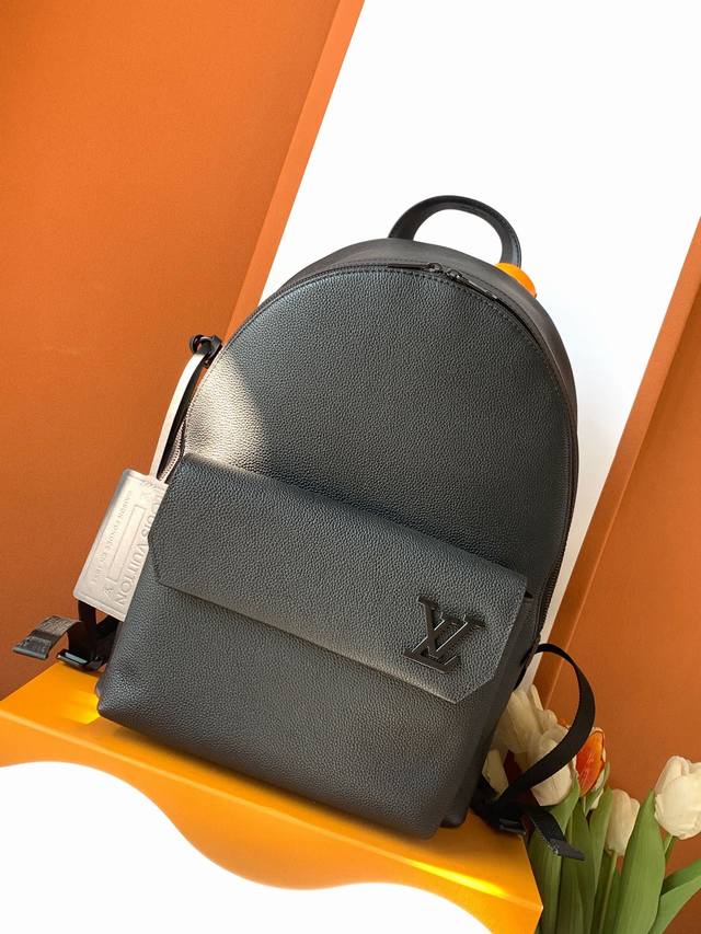 Lv Aerogram Backpack Super Enhanced Edition Model: M57079 Leather: Italian A-gra