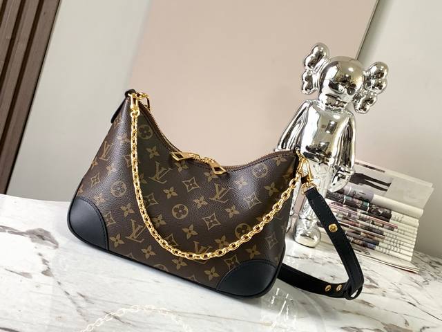 Special grade Mb original leather Boulogne handbag Model: M45831 Black chip ver