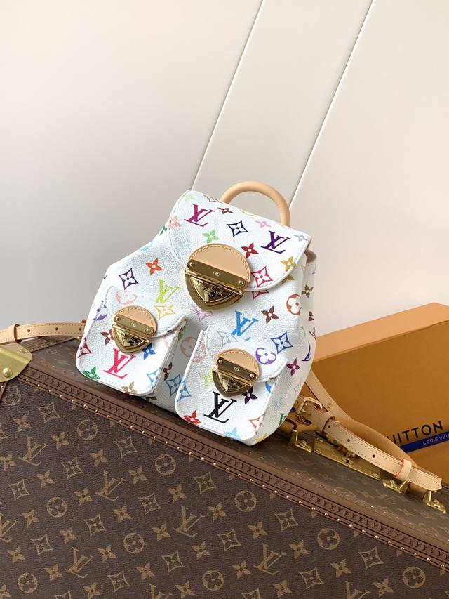 Top original order, variable chip M13081 This Venice backpack is made of coated