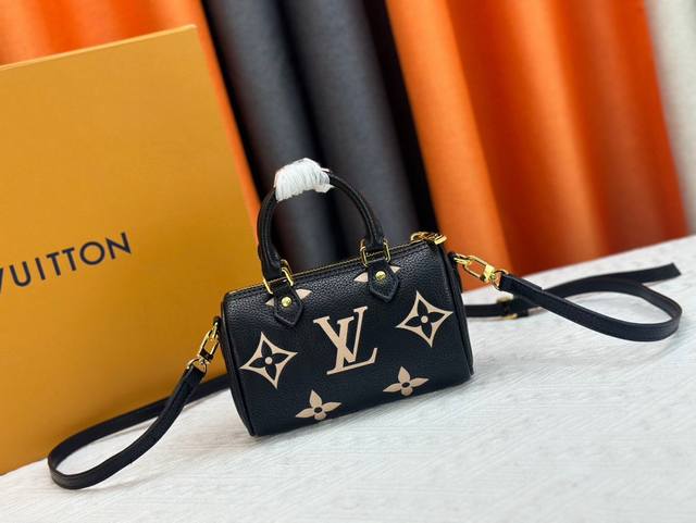 M82450 M81085 All-leather Nano Mini Pillow Bag Series Nano Speedy Handbag M81456