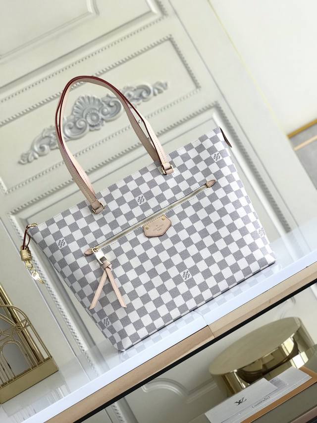 Haiyuan foreign single real home shot top original M44040 white Iena Mm handbag