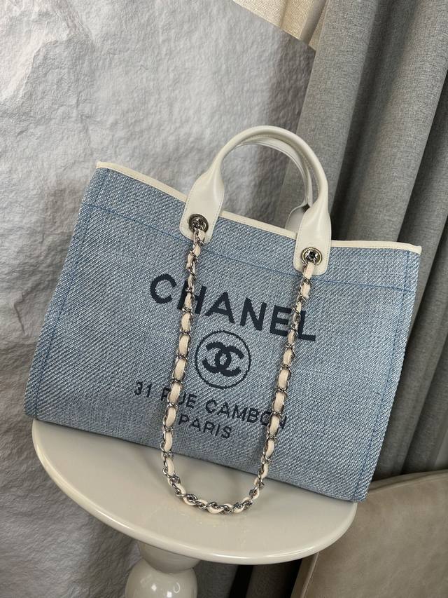 Classic Beach Cloth Bag New Color Mother and Child Beach Denim Canvas Bag: Class