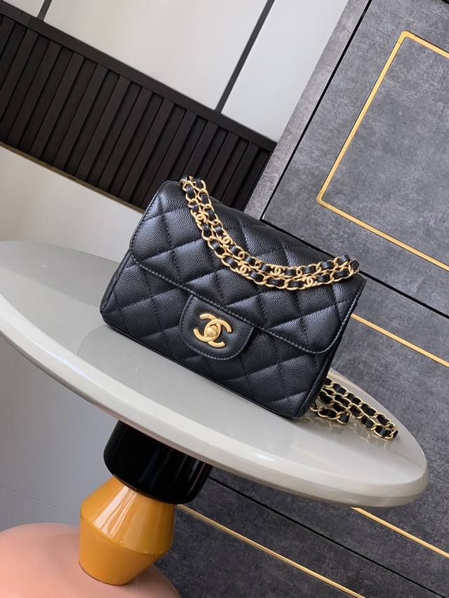 Small size Ohanel25P double chain caviar Fang Pangzi 2025 early spring first out
