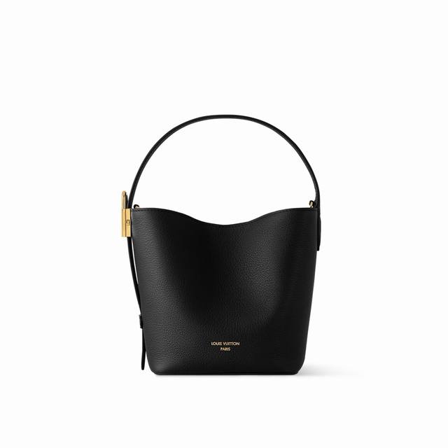 M25543 Black Official Website Picture Full Leather Bucket Bag Low Key All In Bb