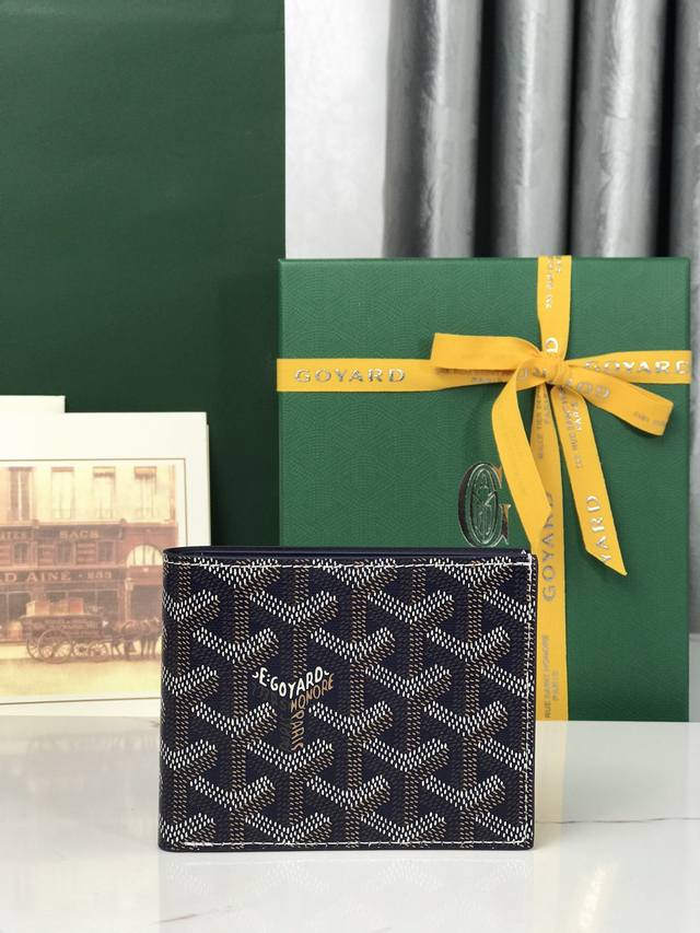 Genuine Goyard 8-grid card slot wallet Texture can be pulled to full mark, can