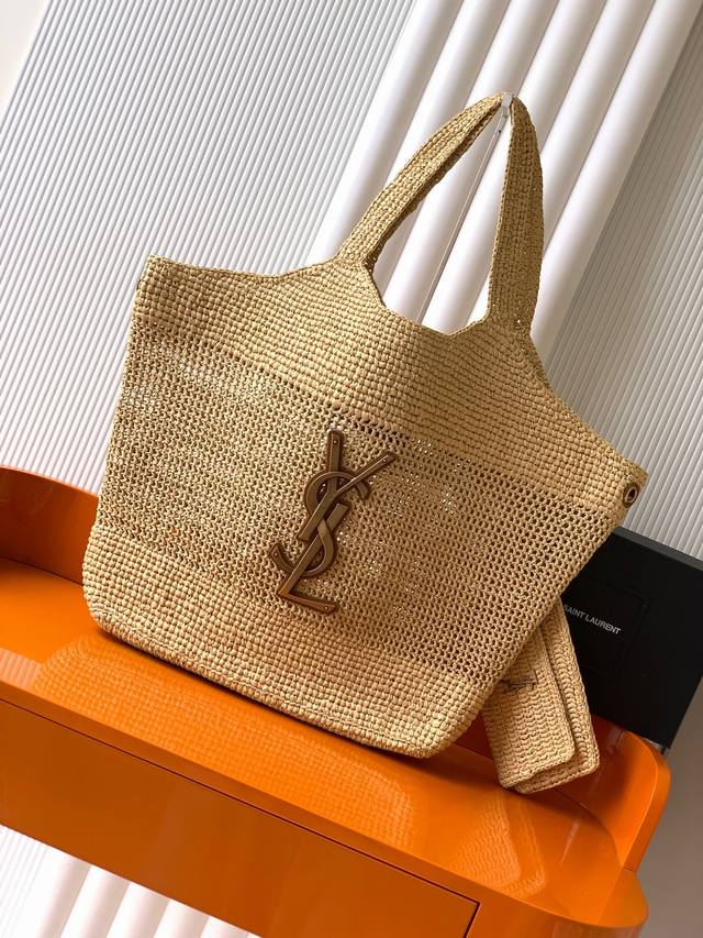 Woven Raffia! Icare_Woven shopping bag is full of artistic atmosphere. The wove