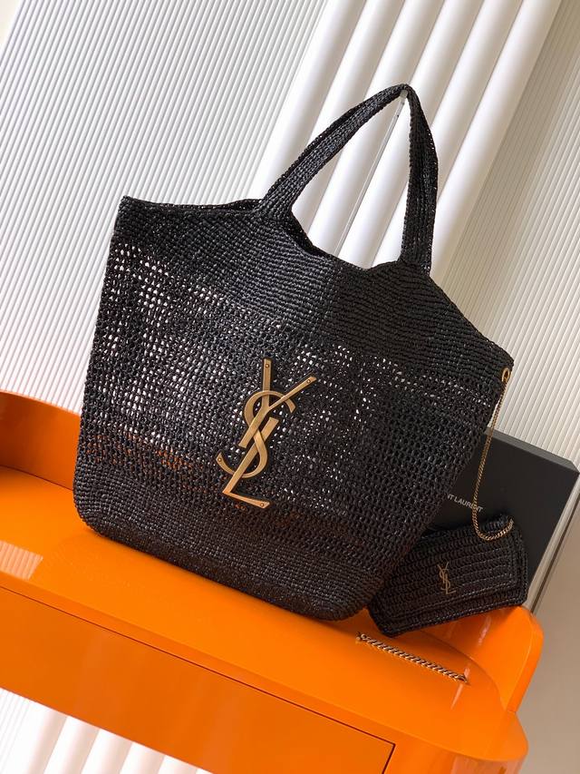 Woven Raffia! Icare_Woven shopping bag is full of artistic atmosphere. The wove