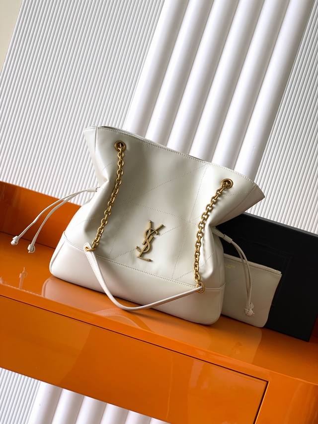 Ysl New small Jamie 4.3 Large Pochon sheepskin underarm bag. The designer really