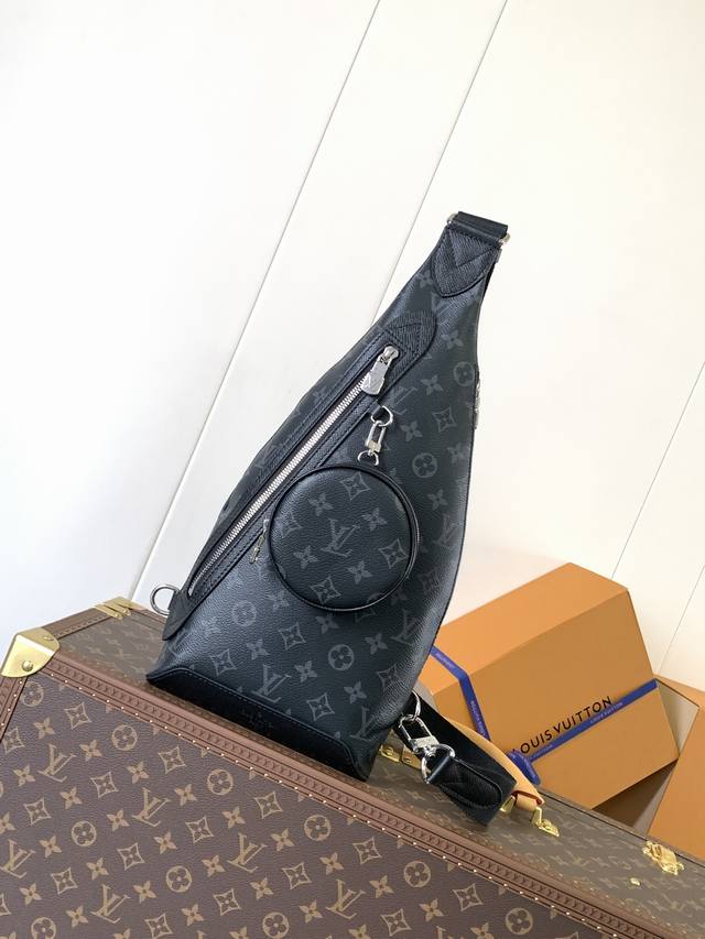 M30936 Top original single variable chip Duo shoulder bag spliced with Monogram