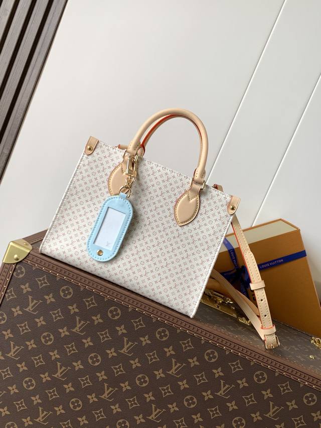 Top original single, variable chip M15138 Onthego Pm Handbag M15138 Dune Color