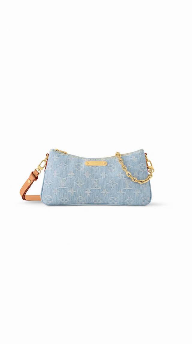 M83532 The new denim Liv Pochette from top-quality Monogram fits snugly around t