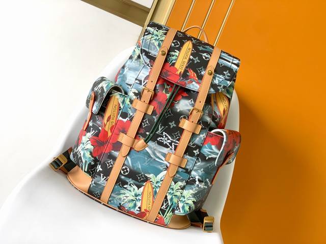 Top original single M24994 Graffiti multifunctional Christopher small backpack