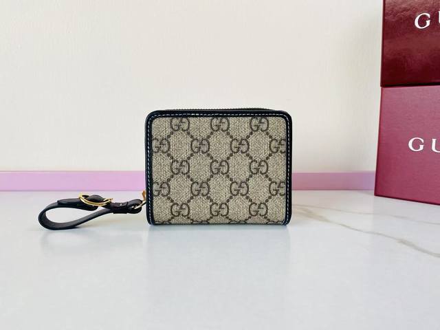 Top-grade original leather, with red box packaging Gg Emblem series accessories