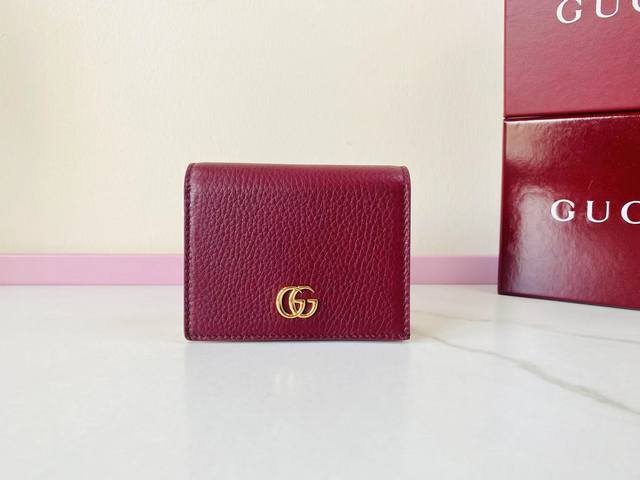 Top-quality original leather new product This Gg Marmont series card holder is