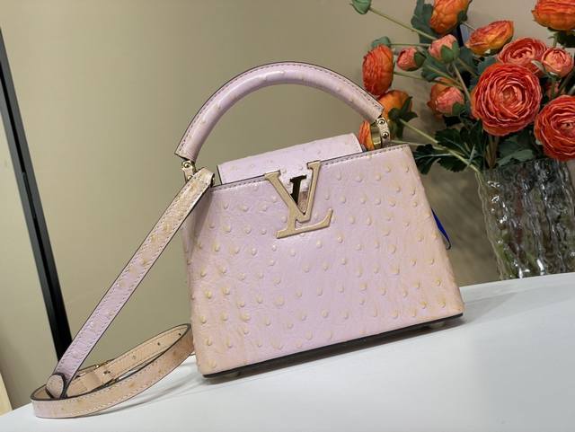 Top original replica exclusive real shot Capucines mini handbag N48865 24713 li