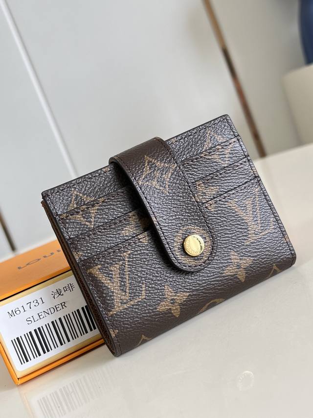 Factory Price P Top Original M61731 Brown This multifunctional card holder wall