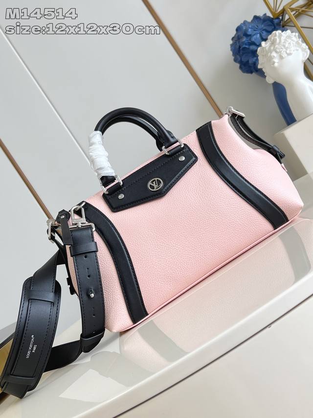 Factory Price P Top Original M14514 Light Pink This Lv Biker Small Handbag made
