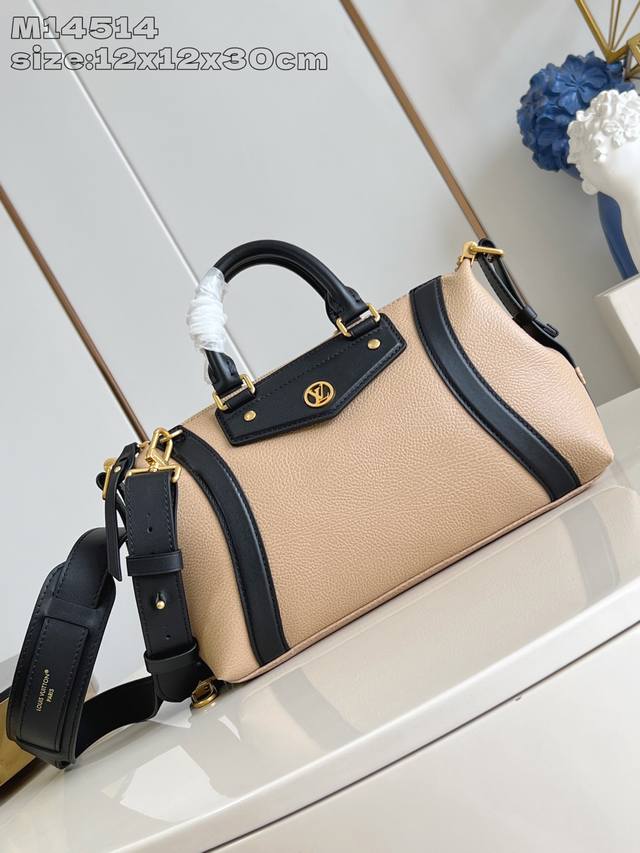 Factory Price P Top Original M14514 Apricot This Lv Biker Small Handbag made a