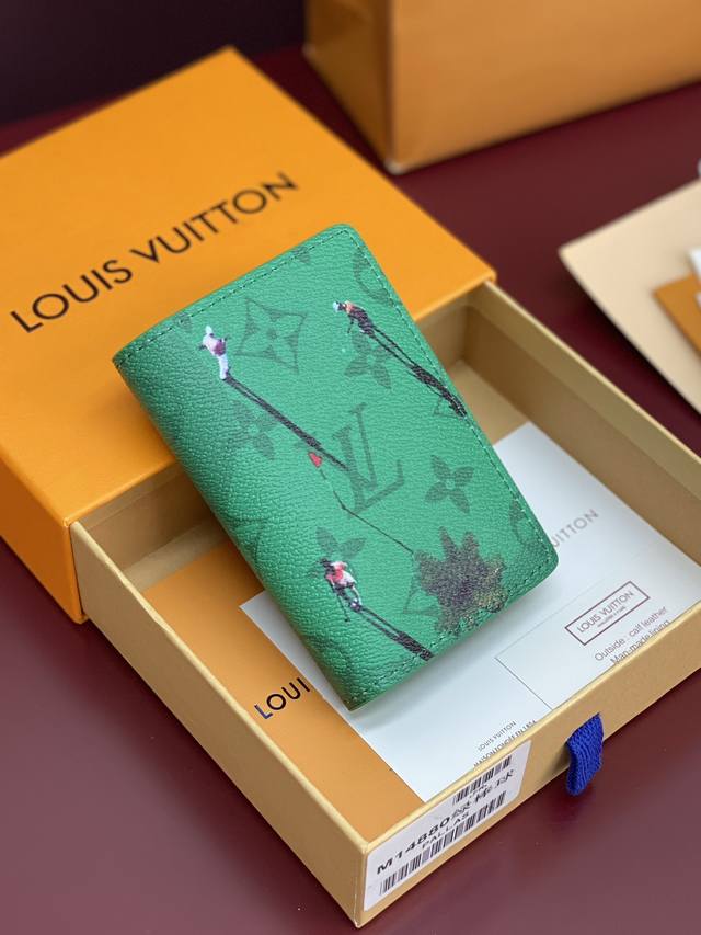 Factory Price P M14880 Card Holder! Baseball Green! Pocket Wallet, This pocket