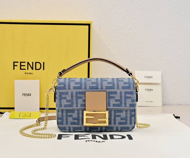 Fe ND 1 Latest Baguette Ff Logo Old Flower Embroidery Series #It'S Not A Bag, It
