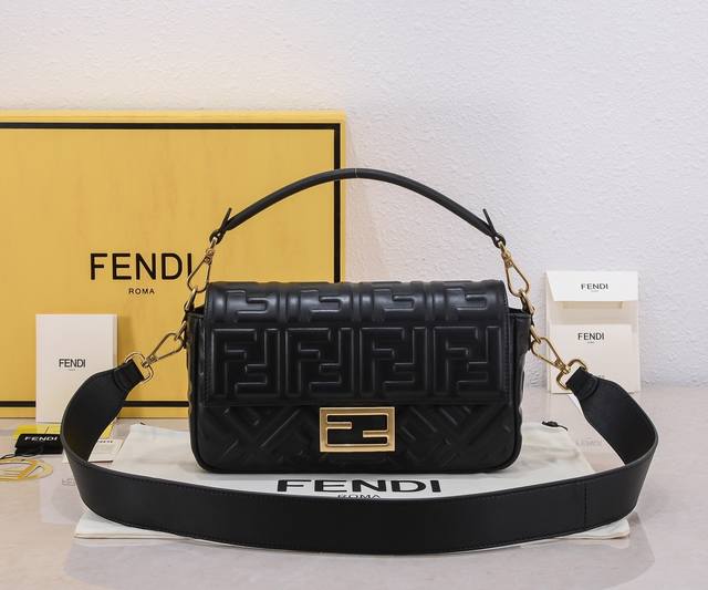 Fe ND 1 The latest Baguette Ff Logo embossed series #It'S Not A Bag, It'S Baguet