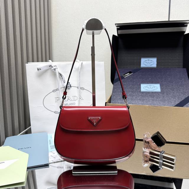 The latest model of the top original P counter women's underarm bag 1Bd311 has