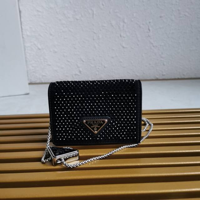 Top original necklace crystal small bag 1Mr024 New color This Duchesse fabric c